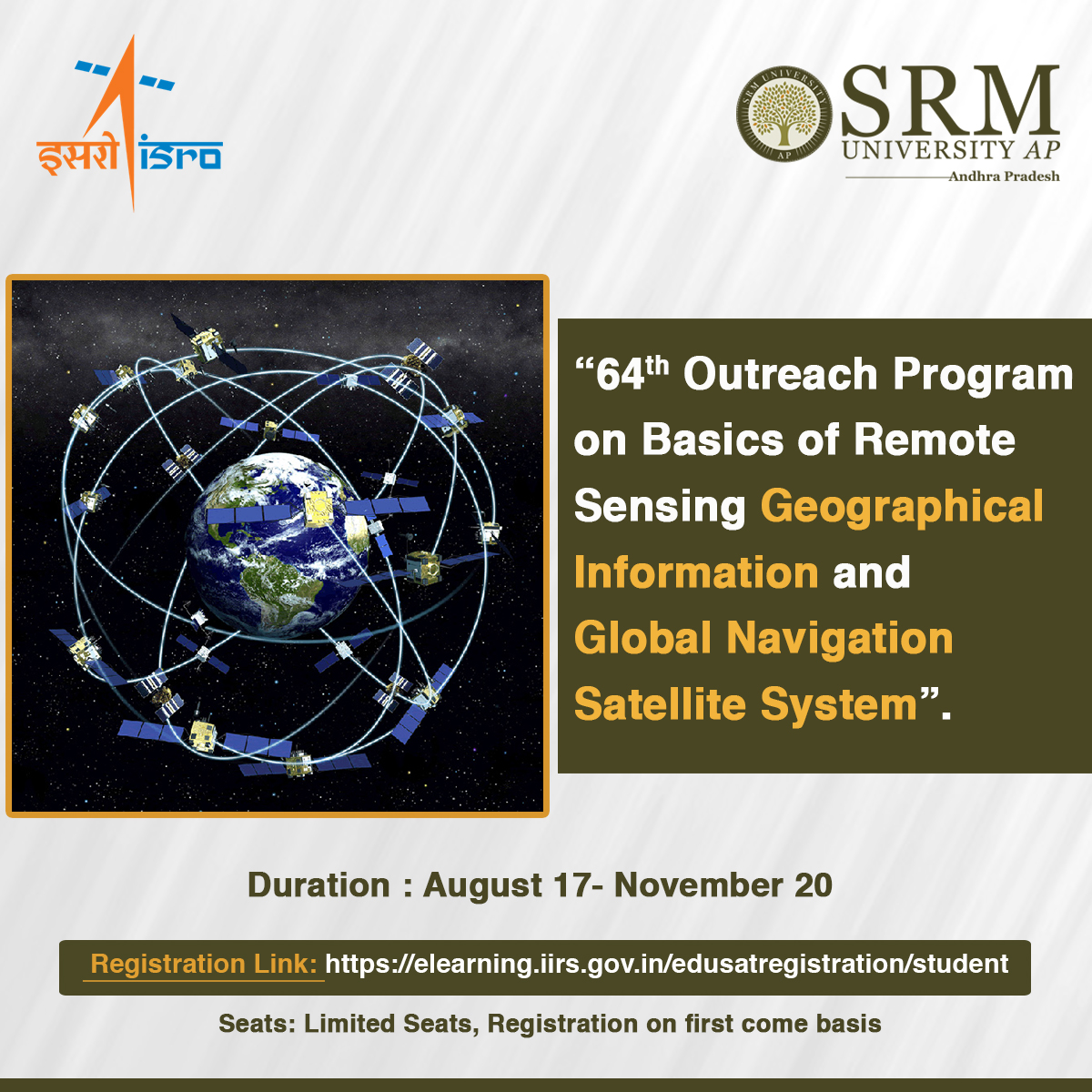 IIRS-ISRO 64-Outreach Programme on “Basics of Remote Sensing Geographical Information...