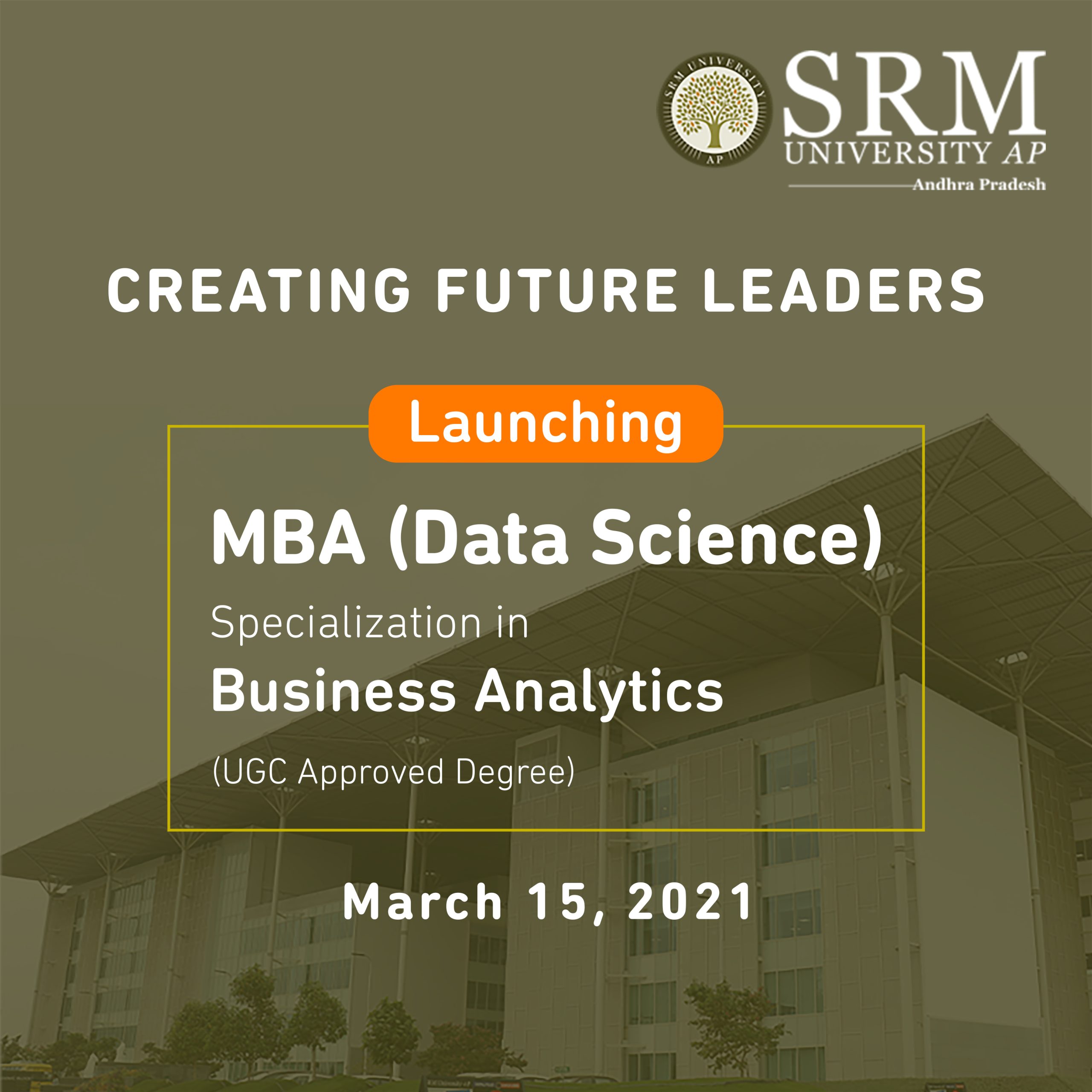SRM University-AP, Andhra Pradesh launches MBA in Data Science with...