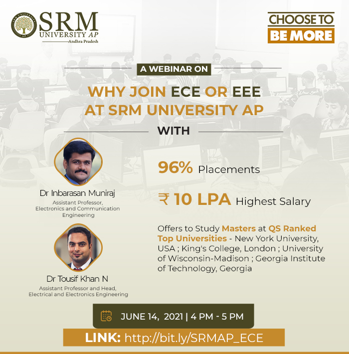 Why Join ECE or EEE at SRM University AP