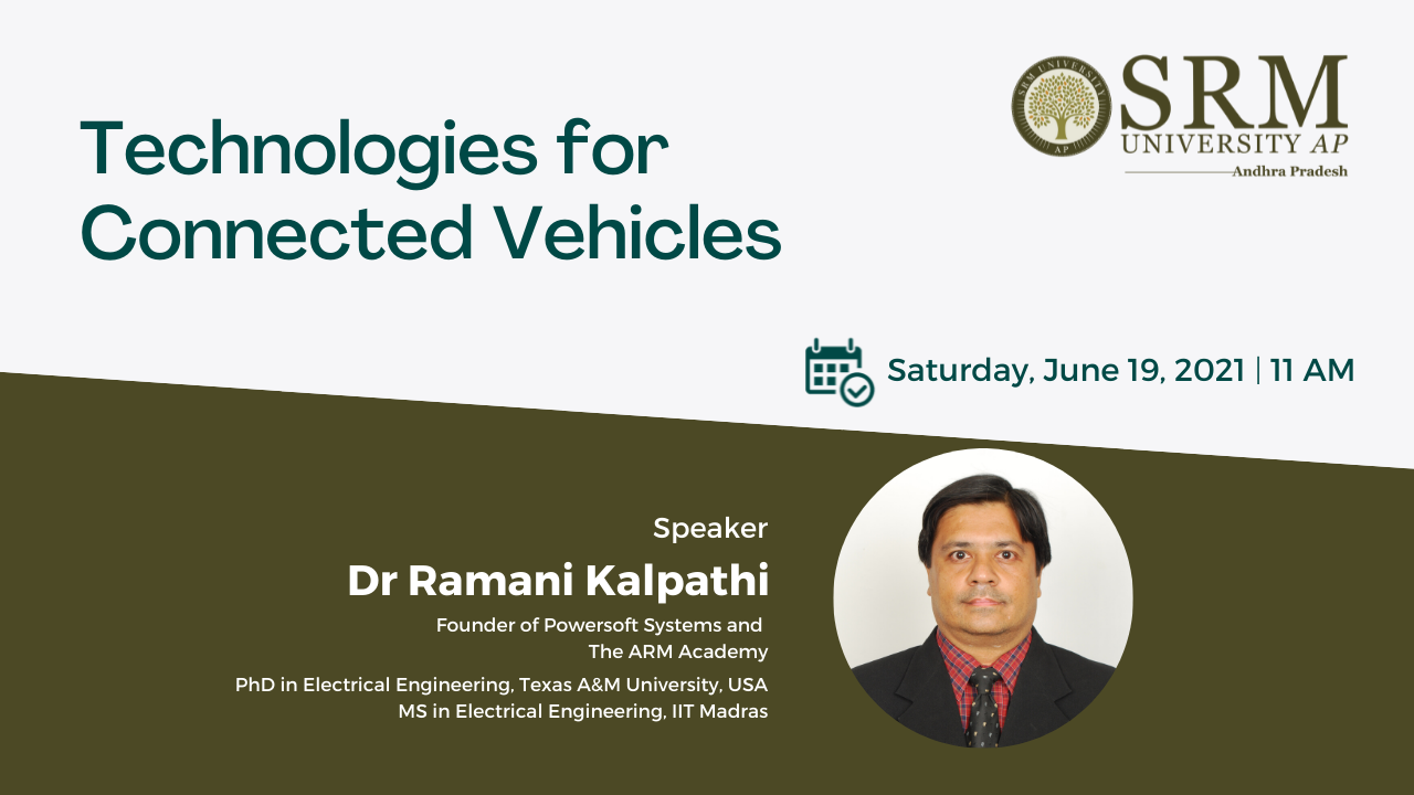 Invited lecture on technologies for connected vehicles