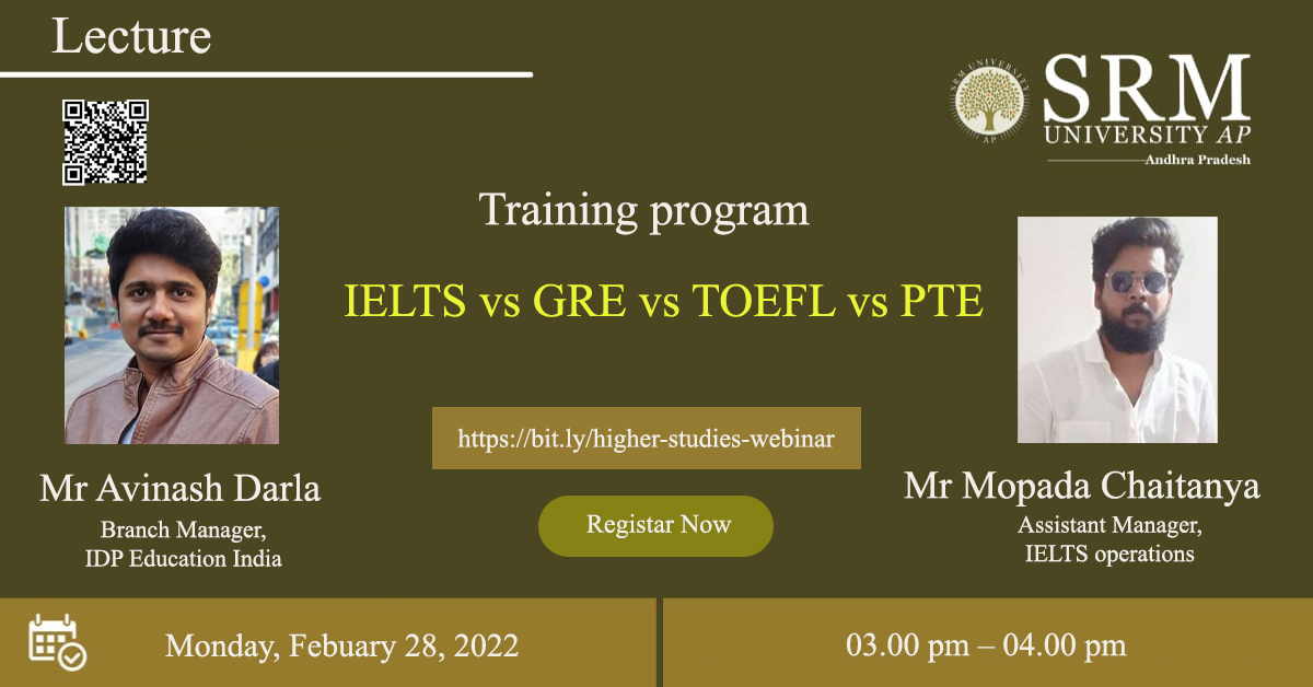 english language test ielts gre toefl pte webinar