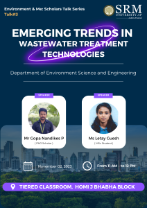 Environment & Me: Scholars Talk Series Lecture#3